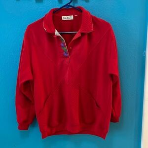 Red vintage sweater ❤️💜